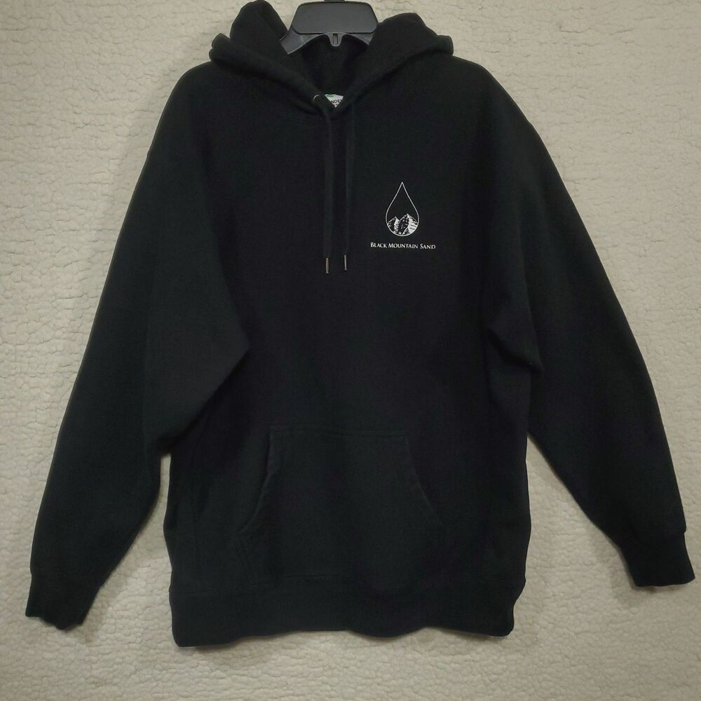 Independent Trading Company Hoodie 2XL Black Thick and Heavy Black Mountain Sand